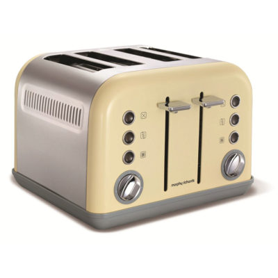 Morphy Richards Accents 4-Slice Toaster – Cream Morphy Richards Accents 4-Slice Toaster – Cream